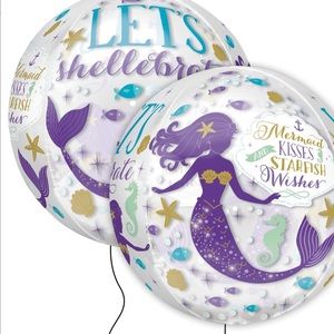 2X Mermaid Wishes 16" Orbz Balloons